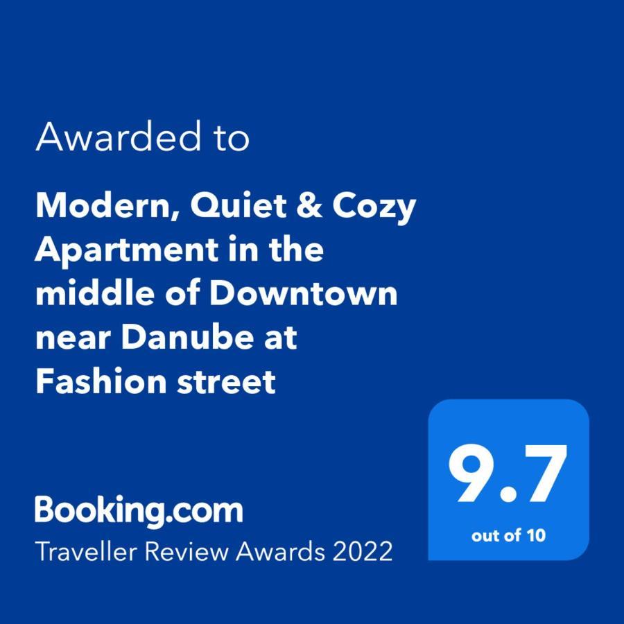 Modern, Quiet & Cozy Apartment In The Middle Of Downtown Near Danube At Fashion Street بودابست المظهر الخارجي الصورة